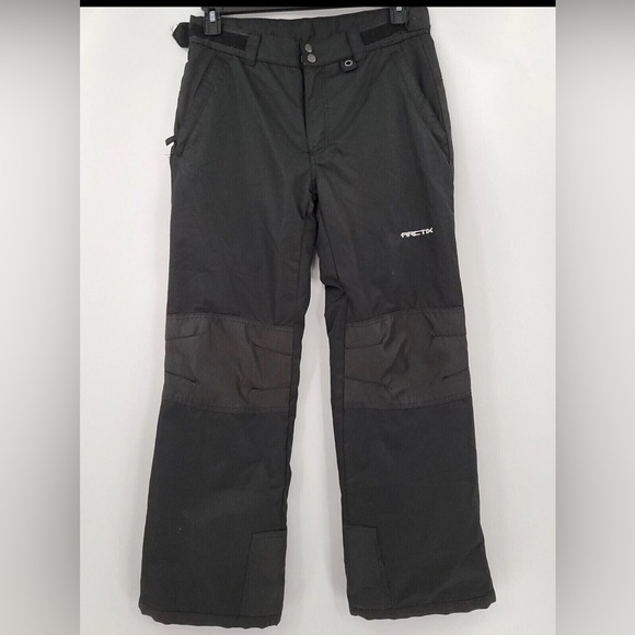 ARCTIX Youth Unisex Kids XL X-Large 32x29 Black Snow Pants 100% Polyester Cold - Picture 1 of 5